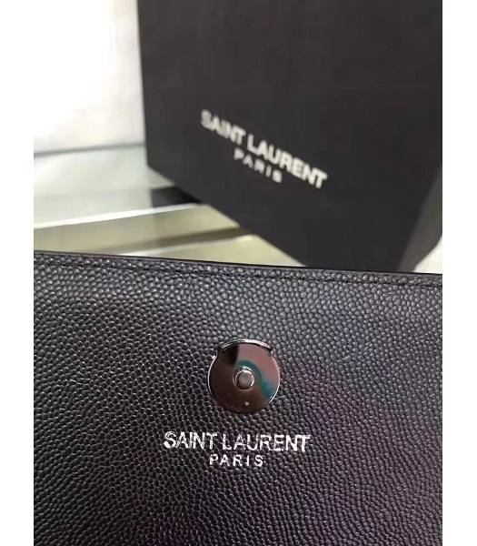 YSL Kate Monogram Black Caviar Calfskin Leather Silver Chains 24cm Shoulder Bag-5