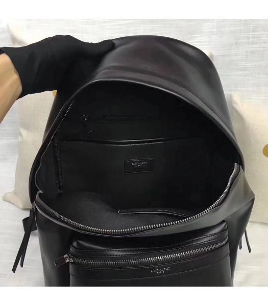 YSL Mini City Black Calfskin Leather Backpack-3