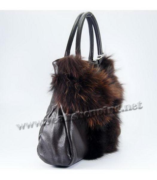 YSL New Tote Handbag Coffee Leather-1