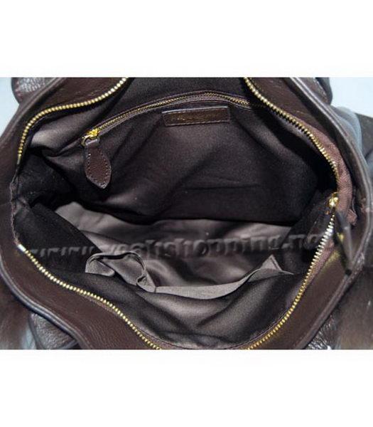 YSL New Tote Handbag Coffee Leather-5