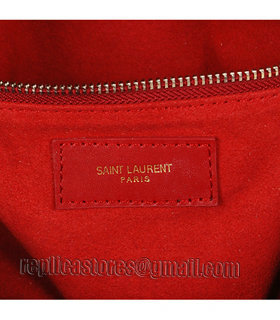 Yves Saint Laurent Birkin Tote Bag Black/Red Original Leather-3