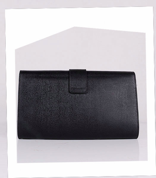 Yves Saint Laurent Black Original Leather Clutch-2