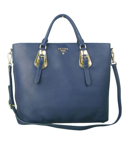 Yves Saint Laurent Bolso Mini Bag In Sapphire Blue Leather