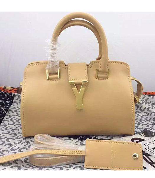 Yves Saint Laurent Cabas Chyc Beige Leather Small Tote Bag