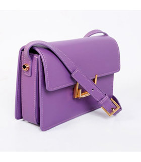 Yves Saint Laurent Cabas Chyc Light Purple Lambskin Leather Shoulder Bag