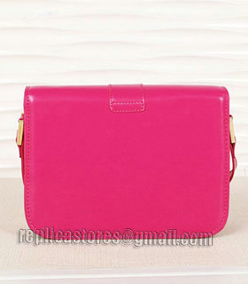 Yves Saint Laurent Large Chyc Shoulder Bag In Fuchsia Leather-1