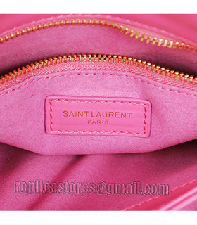 Yves Saint Laurent Large Chyc Shoulder Bag In Sakura Pink Leather-4
