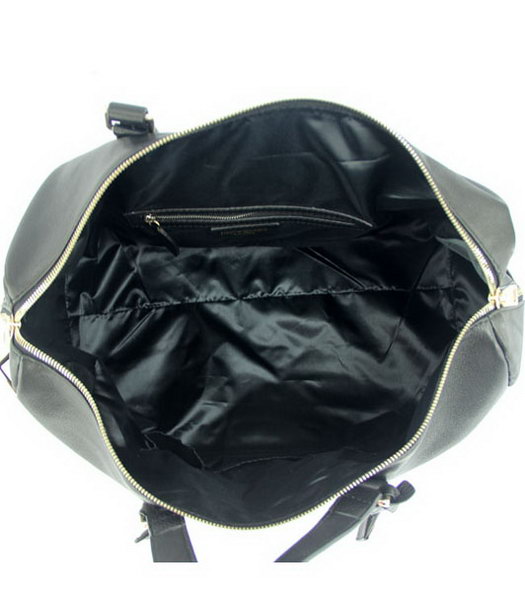 Yves Saint Laurent Large Vavin Duffle Bag in Black Classic Leather-6