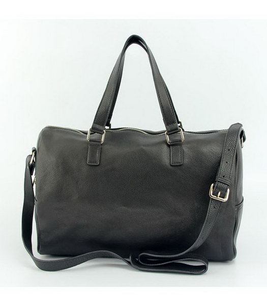 Yves Saint Laurent Medium Vavin Duffle Bag in Black Classic Leather-2