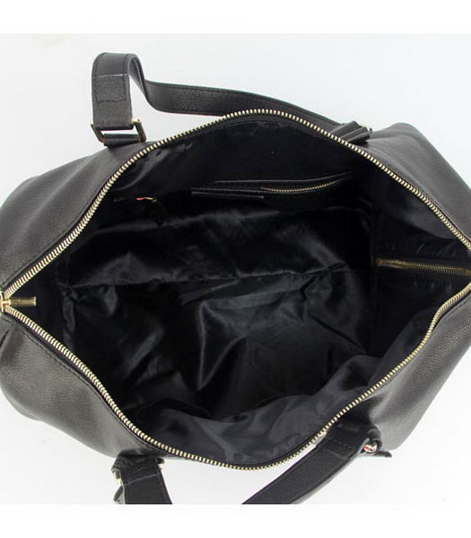 Yves Saint Laurent Medium Vavin Duffle Bag in Black Classic Leather-6