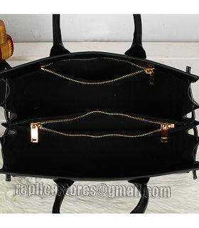 Yves Saint Laurent Sac De Jour Black Leather Tote Bag-2