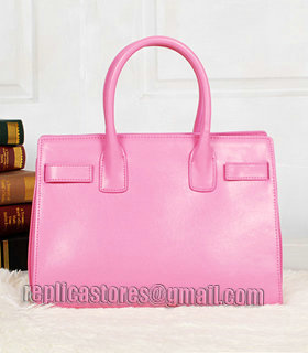 Yves Saint Laurent Sac De Jour Sakura Pink Leather Tote Bag-1