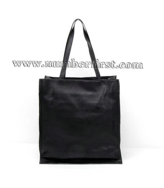 Yves Saint Laurent Shoulder Bag in Black Leather-2