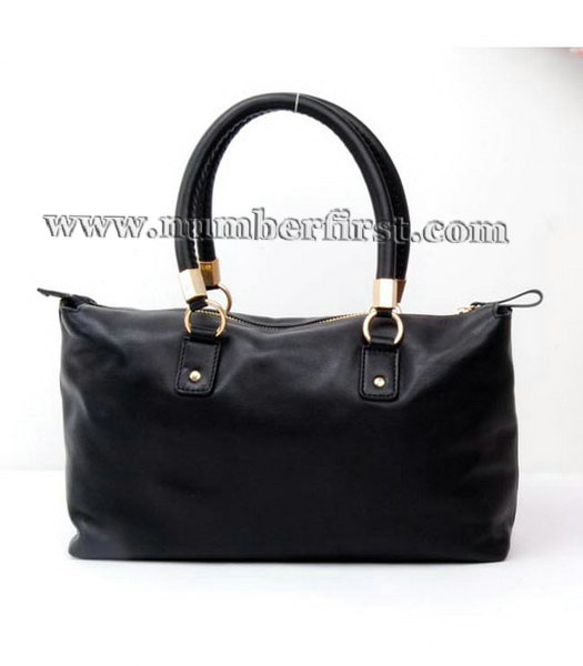 Yves Saint Laurent tote in Black Leather-2