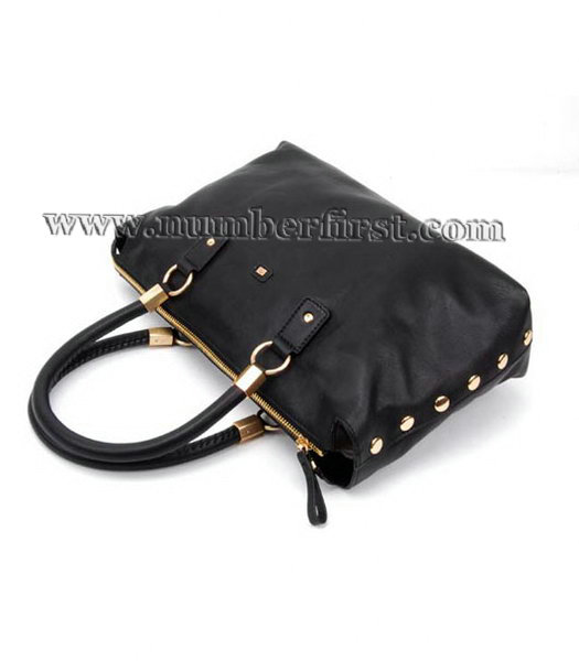 Yves Saint Laurent tote in Black Leather-3